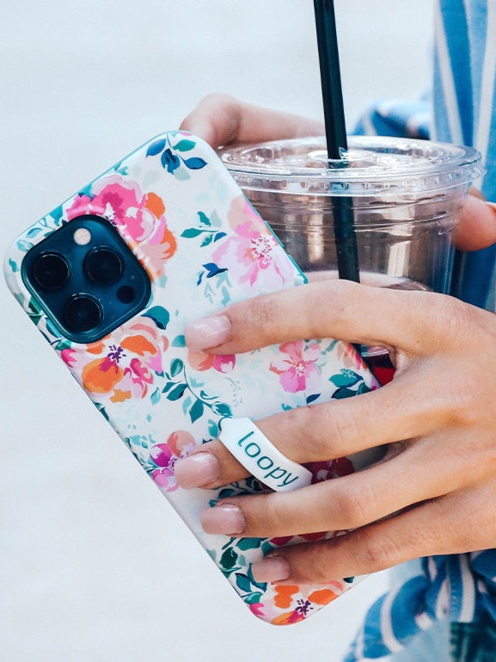 Loopy Cases iPhone 12 / 13 Pro Max Gardenia with Loop Floral Spring Summer Case